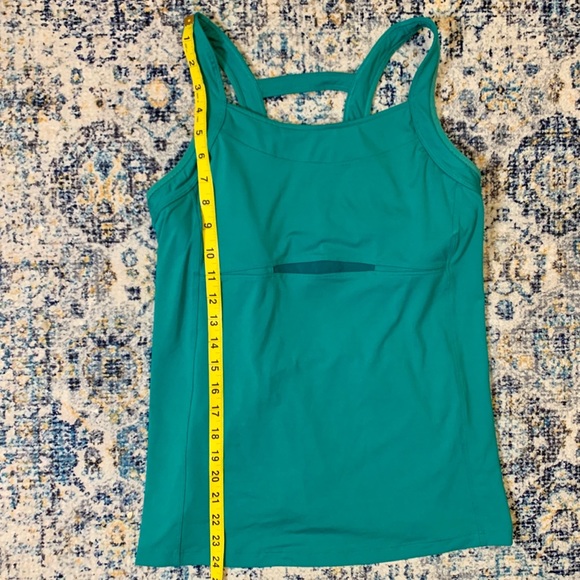 ATHLETA double take teal tank top size M - Picture 9 of 11